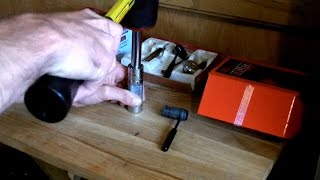 Loading 12 Gauge Shells With A Classic Lee Loader [upl. by Oaoj]