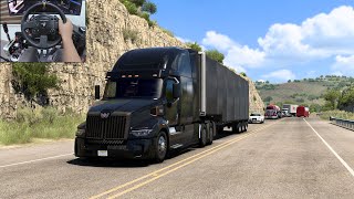 American Truck Simulator  Texas DLC  Thrustmaster TX [upl. by Colvin]