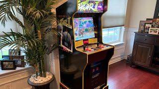 CAPCOM LEGACY CABINET Arcade1up FULL REVIEW [upl. by Bascio]