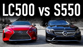 Lexus LC 500 Vs Mercedes S550 CoupeBattle Of Mortgage Payments [upl. by Nnairek]