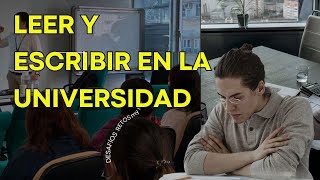 LEER Y ESCRIBIR EN LA UNIVERSIDAD OBSTÁCULOS Y SOLUCIONES [upl. by Drobman877]