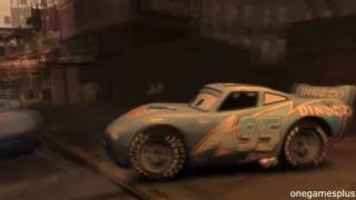 Street Race sity Track Dinoco McQueen Disney pixar car by onegamesplus [upl. by Goodson]