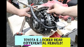 Toyota Elocker Rear Differential Rebuild [upl. by Julissa574]