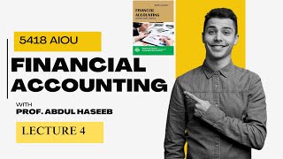 Financial Accounting Lecture 4  Course Code 5418  Unit 3 Accounting Information System  AIOU [upl. by Jankey]