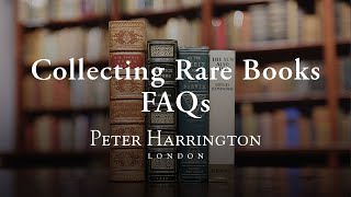 Collecting Rare Books FAQs [upl. by Atnomed925]