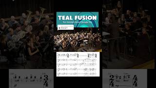 Teal Fusion a groovy new piece for concert band [upl. by Ramedlav]