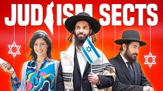 Explaining Different Jewish Sects in 2024  History of Judaism [upl. by Dragone]