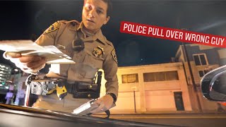 CALIFORNIA POLICE PULLS OVER WRONG SUPERCAR OWNER  CONFRONTATIONAL [upl. by Adabelle526]