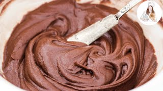 One Minute Chocolate Frosting Recipe [upl. by Ecnarwal]