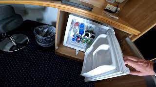 DFDS Seaways Newcastle to Amsterdam Commodore Plus cabin [upl. by Burdelle]