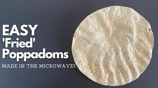 Microwave Papad  How to Cook Poppadoms  Microwave Poppadoms  How to Cook Papadums in Microwave [upl. by Milty]