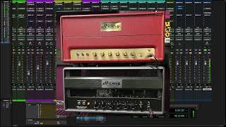 Reamping DI Guitar Tracks with the Henry Metatron amp Pasadena Rose amps [upl. by Enitsuj349]