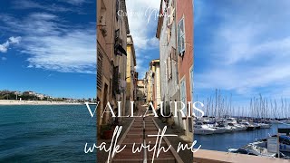 Vallauris  France  Walk with Me  4k [upl. by Connolly]