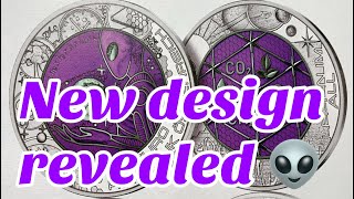 Austrian Mint revealed the new design of the SilverNiobium coin 2022 [upl. by Hamlet]