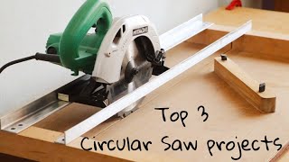 Top 3 Circular Saw Projects  3 Best Circular Saw Ideas [upl. by Akehsat]