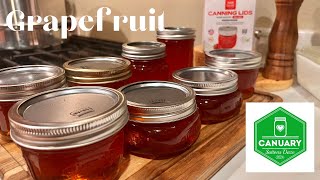 Steam Canning Grapefruit Marmalade For Canuary 2024 [upl. by Marjana506]