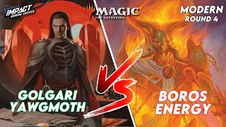 Golgari Yawgmoth Connor VS Boros Energy Matt  Modern FNM PAPER Table Mic [upl. by Shelley]