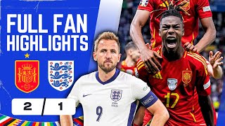 England LOSE AGAIN Spain 21 England Highlights [upl. by Bettencourt924]