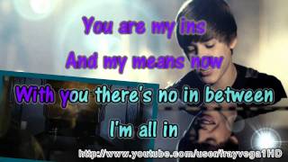 Justin Bieber  U Smile Karaoke [upl. by Yadnil]