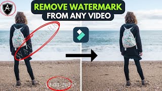 How to Remove WATERMARK from any Video in Filmora 12 [upl. by Huntingdon]