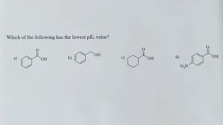 Acidity of substituted benzoic acids example [upl. by Aitam873]