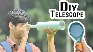 How to Make a Telescope at home  DIY Telescope [upl. by Edeline]