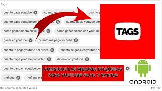 Consigue las mejores etiquetas para Youtube Si eres nuevo en la plataforma te ayudara mucho [upl. by Akvir6]