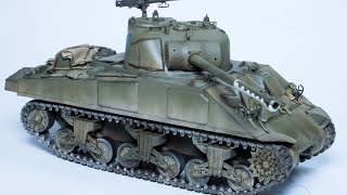 Sherman Firefly 1C in 135 scale start of weathering process [upl. by Aniwde]