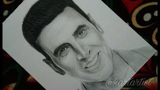 Drawing Akshay KumarRealistic Sketch of Akshay [upl. by Rufina417]