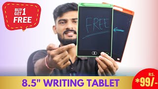 85quot LCD Writing Tablet Unboxing And Review  Buy 1 Get 1 Free  Digital Writing Tablet Rs199Only [upl. by Eilitan]