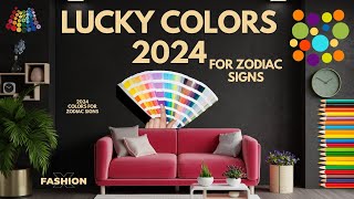 Zodiac Signss Lucky Colors for 2024 and Beyond  AstroWinners [upl. by Engis54]