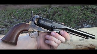 Shooting the 1860 Army Revolver by Armi San Marco  44 Caliber Black Powder Revolver [upl. by Lerraj315]