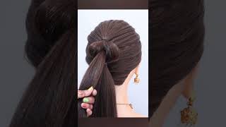 Easy Advance Long Hair Ponytail ytshorts easyhairstyle updo viralvideo shortvideo 1million [upl. by Nyberg273]