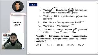 EKPSS 2024  Tarihte Çıkabilecek 3 Soru Tipi  EKPSS Tarih Soru Çözüm [upl. by Carola688]