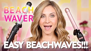 EASY Beachy Waves Hair Tutorial Using Beachwaver [upl. by Rezeile998]