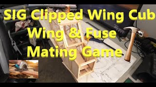 SIG Clipped Wing Cub Kit Build By Crazy Eddy Fuselage and Wing Update [upl. by Wolfgang399]