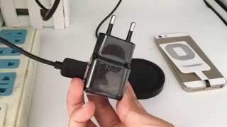 5V 2A USB Adaptor and Qi wireless charger Pad [upl. by Nathaniel]