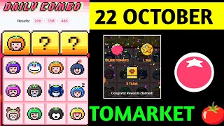 Tomarket Airdrop Daily Combo 22 October  Tomato Daily Combo Today  Tomarket daily combo card [upl. by Ligriv162]