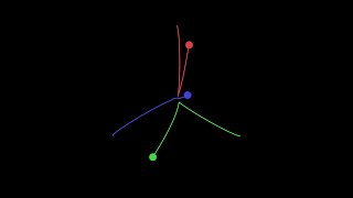 ThreeBody Problem Simulation with Collisions  Gravity  Physics Simulations [upl. by Ama622]