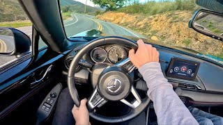 2018 Mazda MX5 Miata on E85  POV Canyon Driving Impressions [upl. by Lola373]