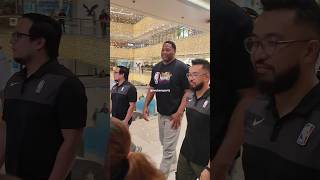 Robert Horry arrives at the NBA Store SM Megamall  September 18 2024 [upl. by Cost87]