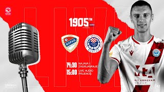 1905 FM by ERONET LIVE  FK Borac  HŠK Zrinjski Mostar [upl. by Solhcin775]