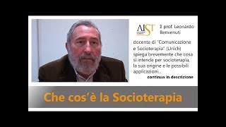 1 Che cosè la Socioterapia [upl. by Agnella]