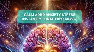 CALM ADHD ANXIETY STRESS INSTANTLY TONAL FREQ MUSIC mindsetMusic528 Meditation amp Healing Music [upl. by Burnham739]