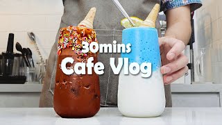 🤎스무디가 땡기는 계절이 왔어요🍧30mins Cafe Vlog카페브이로그Cafe VlogASMRTasty Coffee251 [upl. by Lorne]