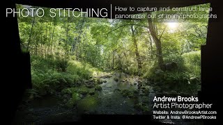 Photo Stitching  How to capture and construct large panoramas out of many photographs [upl. by Azelea]