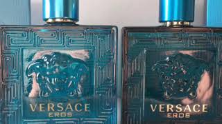 Fake vs Real Versace Eros perfume [upl. by Leavitt685]