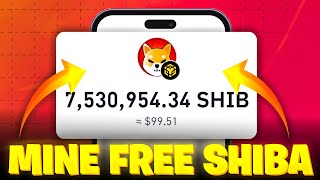 New FREE ShibaInu mining site 2024 👏 1 minute  100000 SHIBA [upl. by Laohcin]