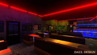 홍대 Club Bar  인테리어 디자인 [upl. by Atnuhs]