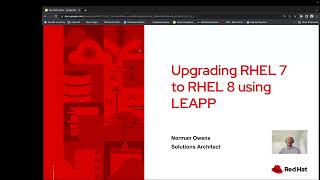 Upgrade RHEL7 to RHEL8 using LEAPP [upl. by Levitan]